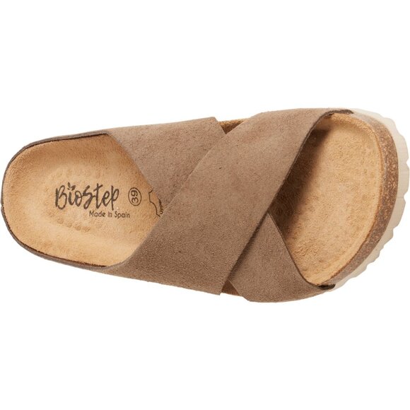 new Biostep Made in Spain Leather Slip on Sandals 255 2S8 - Picture 1 of 5